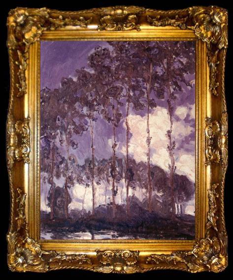framed  Claude Monet Poplars on the Banks of the River Epte, ta009-2